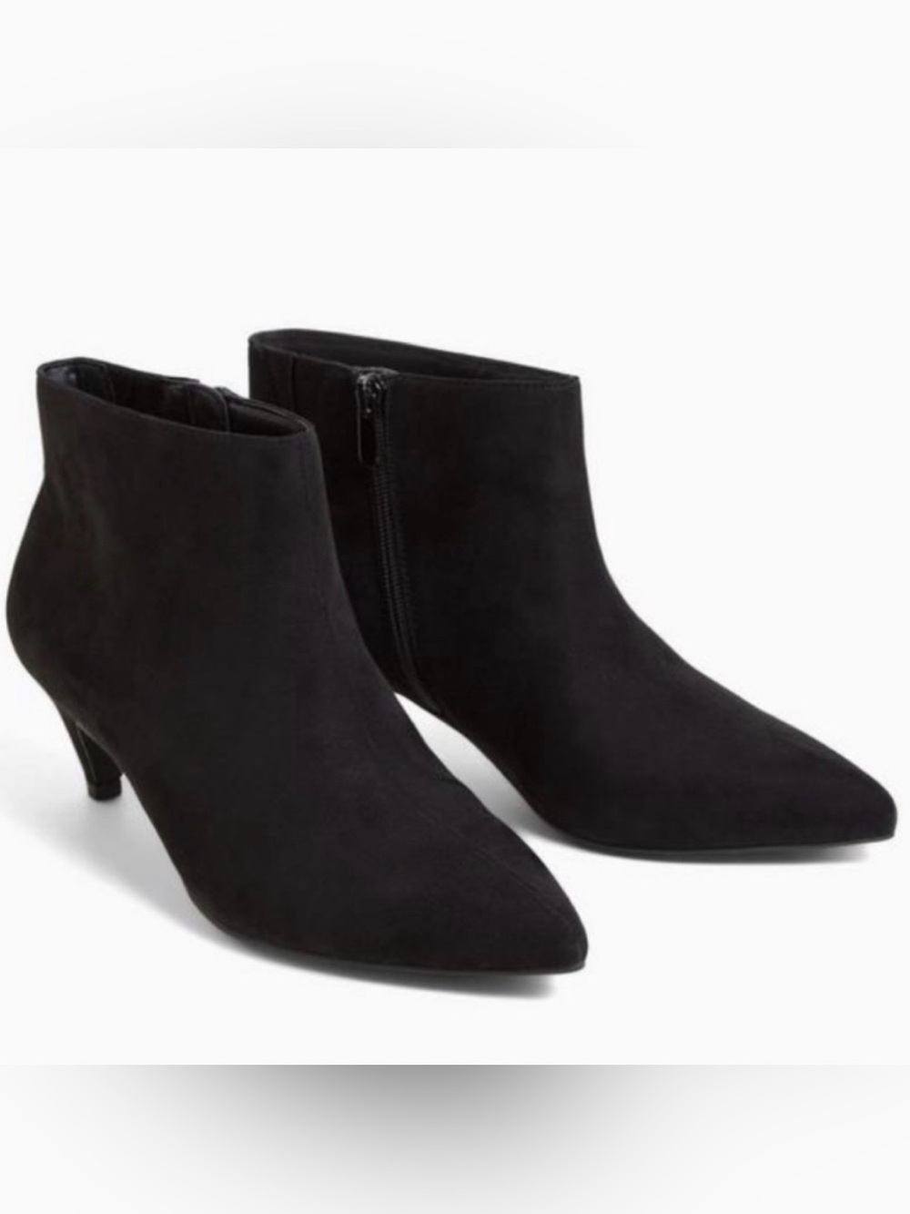 🆕 Black Kitten Heel Bootie Size 9.5 (WW) NWT Torrid New!
